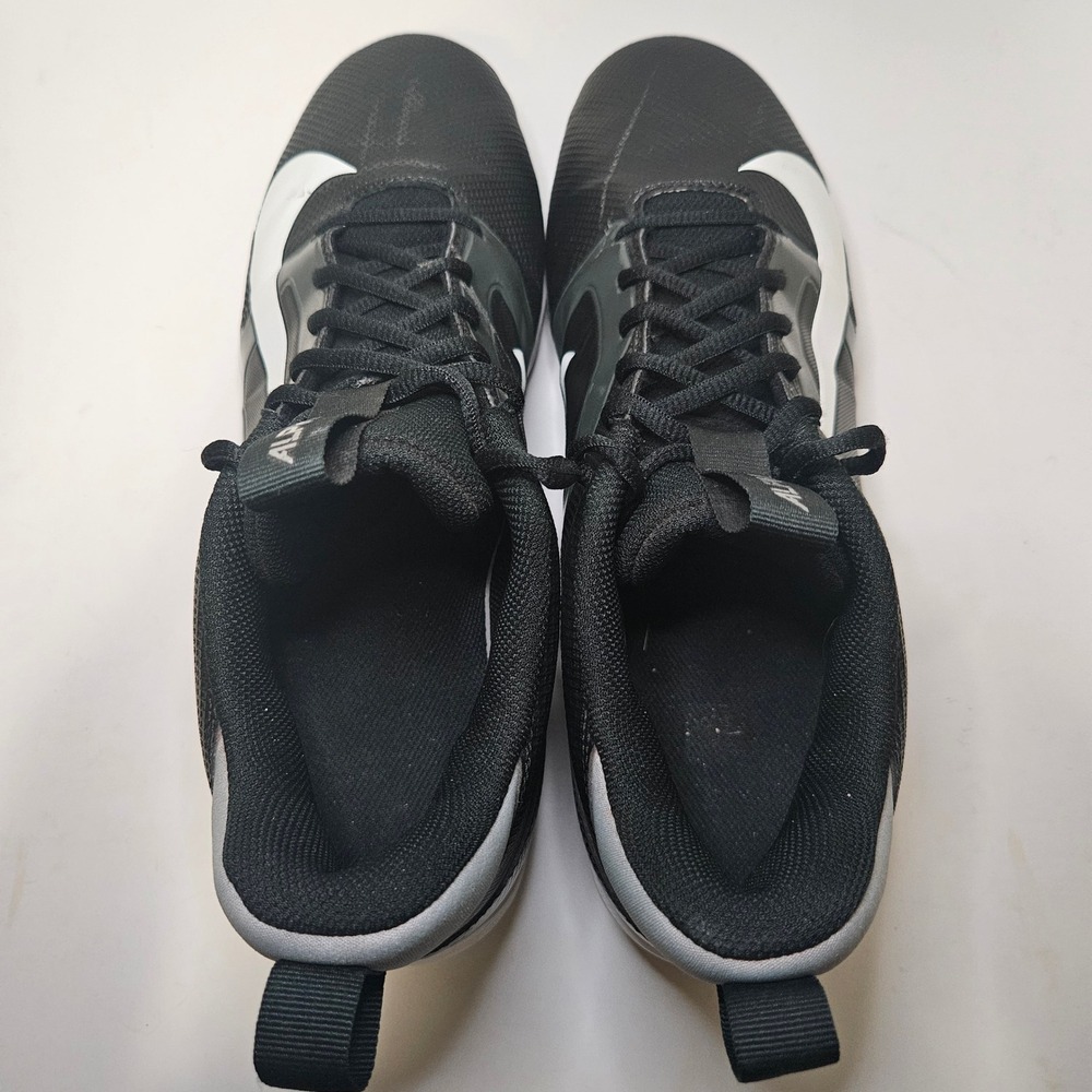 Nike Alpha Menace 4 Shark Football Cleats Mens 11 Black White FQ3875-001 Sports - Picture 7 of 11